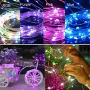 12V 10M Copper Wire LED String Light-Multi Color