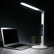 dimmable touch led table lamp with calendar