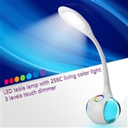 256C living color light touch dimmer modern LED table lamp