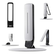 Detachable LED side light source led table lamp with HD VA LCD calendar