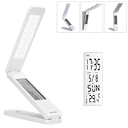 Dimmable LED Desk Lamps Foldable Rechargable Reading Table Lamp With Calendar A