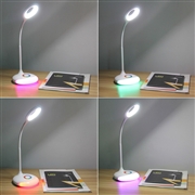 Colorful LED Charging Touch Lamp Bed Table Light Eye Care Reading Children World