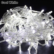10M LED Christmas String Light-White Color